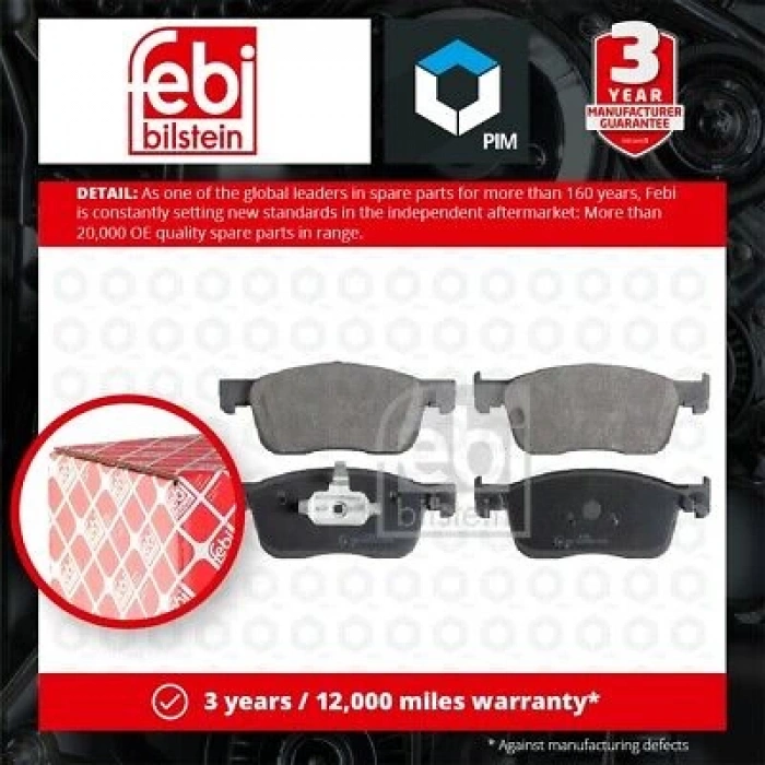 Fren Balatası Ön Psa Expert4/Traveller B.M 2016- (Oem No: 1613260780 1678168280 1675991780)