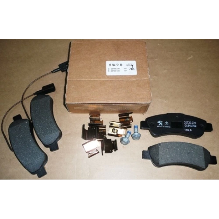 Fren Balatası Arka Çıft Kablolu 137 Mm Psa Boxer Iıı /Jumper Iıı 2.2 Hdı 2011- (Oem No: 1614412180)