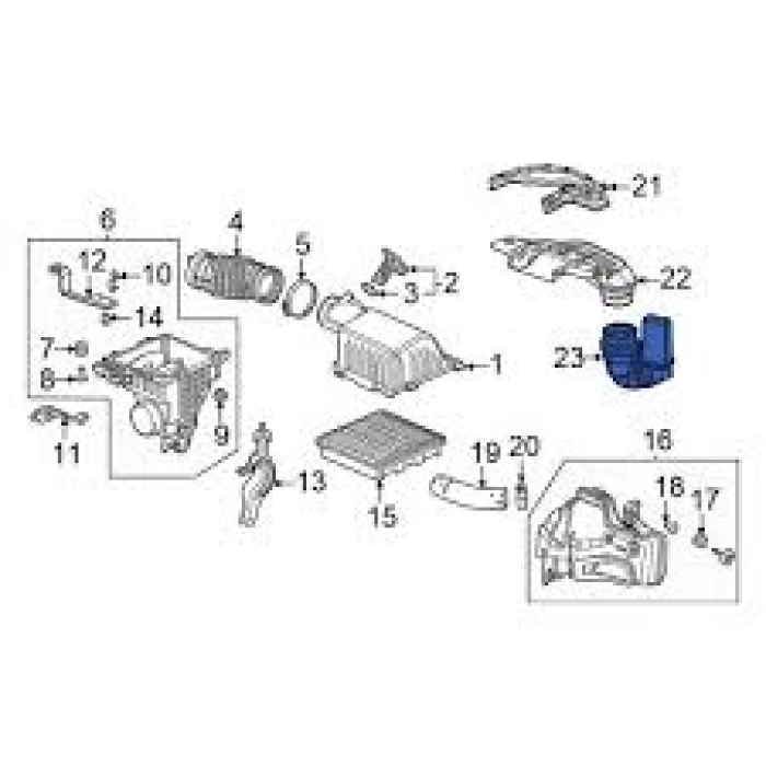Hava Borusu Cıvıc 21Sonrası (Oem No: 17256-64A-A00)