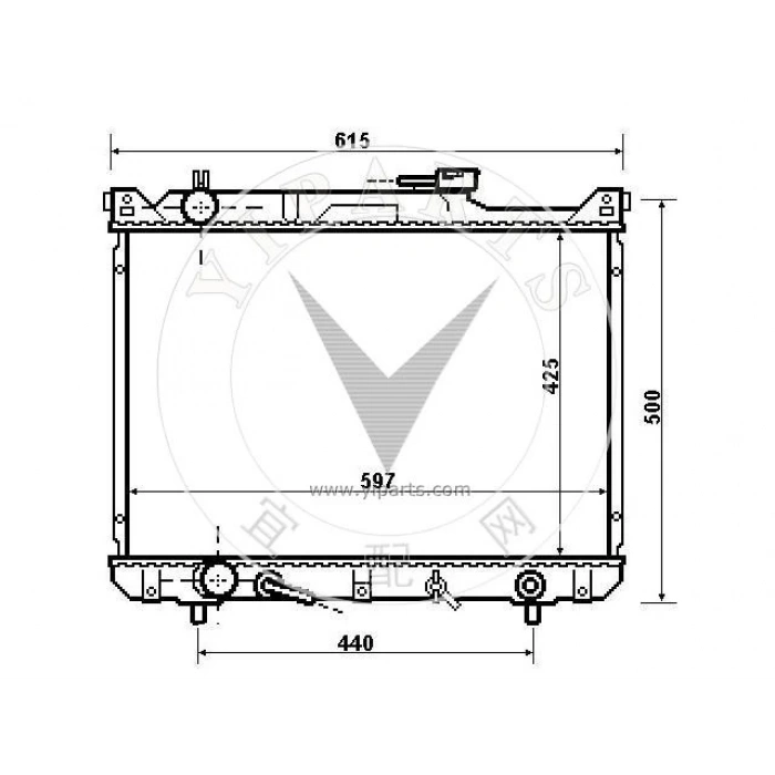 Su Radyatörü 598X425X26 Japon Grand Vıtara (Ht) 2.7 V6 01-03 (Oem No: 17700-52D10)