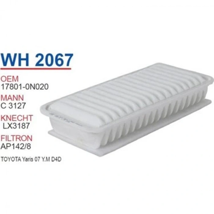 Hava Filtresi Yarıs 06-11 Dizel 1.4 D4D / Yarıs 12Sonrası 1.4 D4D (Oem No: 17801-0N020)