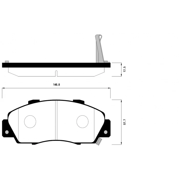 Fren Balatası Accord 92-03Crv 96-01 Ön Honda Accord (Oem No: 1902Blf3006008)