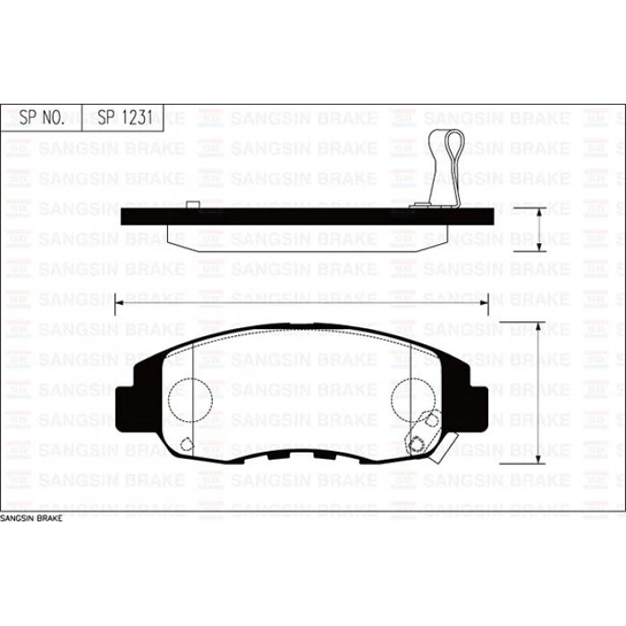 Fren Balatası Accord 87 93 Ön None (Oem No: 1902Yrn023389)