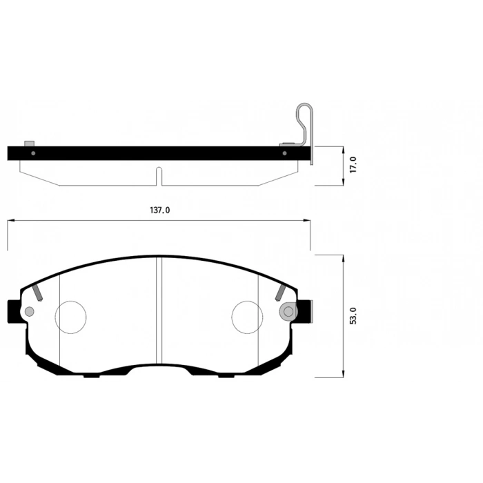 Fren Balatası Juke Ön None (Oem No: 1903Blf3001268)