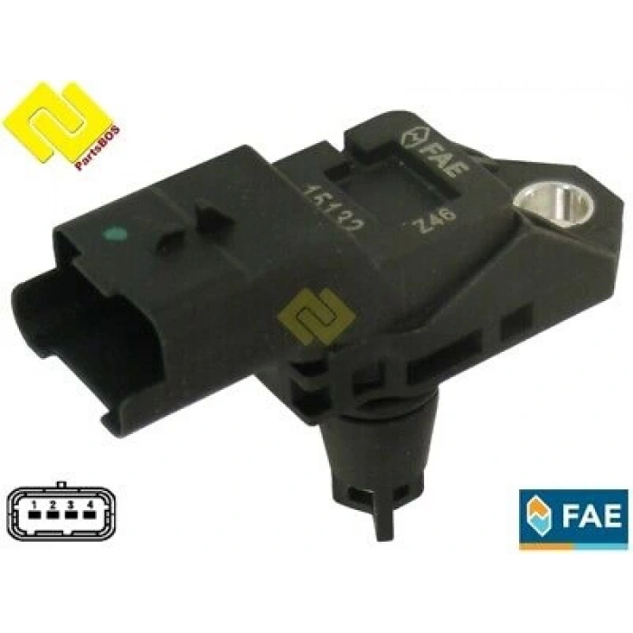 Hava Isı Müsürü Psa Focus/C Max/Courıer/Connect/Fıesta/Kuga/Mondeo/308/3008 1.6 Hdı / 1.6 Tdcı 07- (Oem No: 1920.Qr / 1796446)