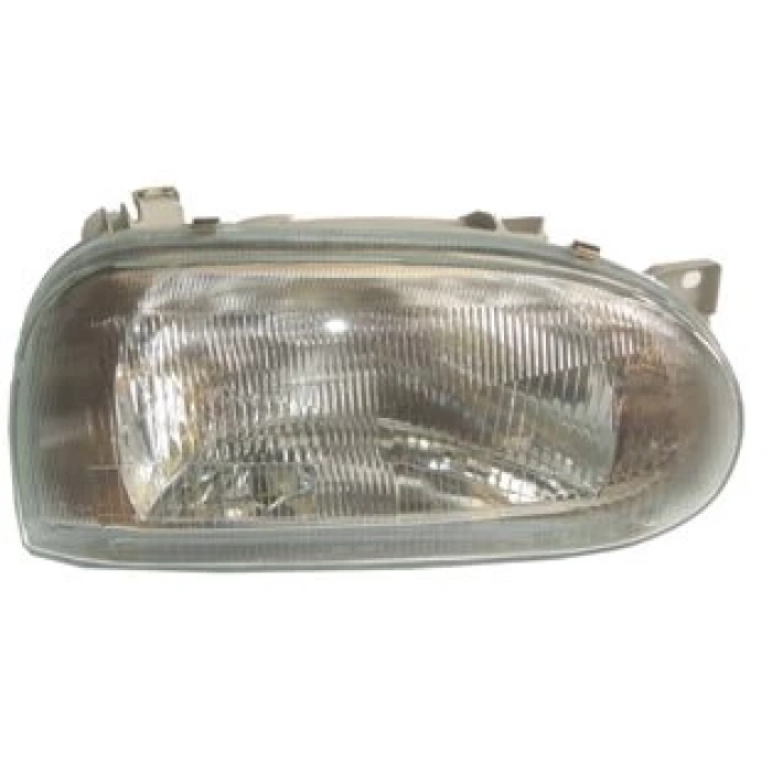 1992-1998 Volkswagen Golf 3 Far Lambası Sağ Elektrikli-Manuel-Sissiz-Çizgili Cam (H4) (Famella) (Adet) (Oem No:1H6941018An)