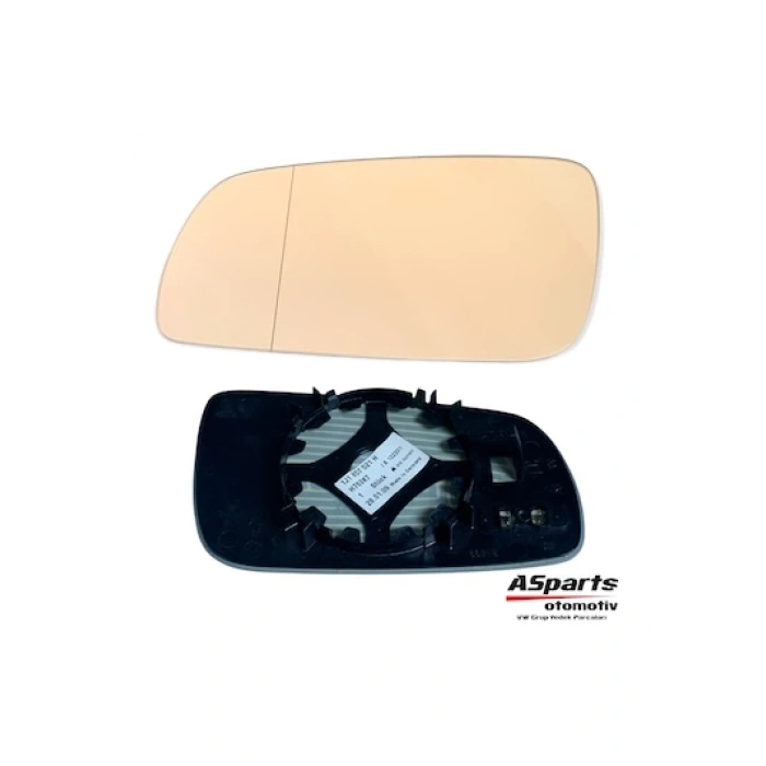 Volkswagen Golf 4 Bora 1998-2003 Ayna Camı - Elektrikli, Beyaz Sol (Oem No: 1J1857521H)