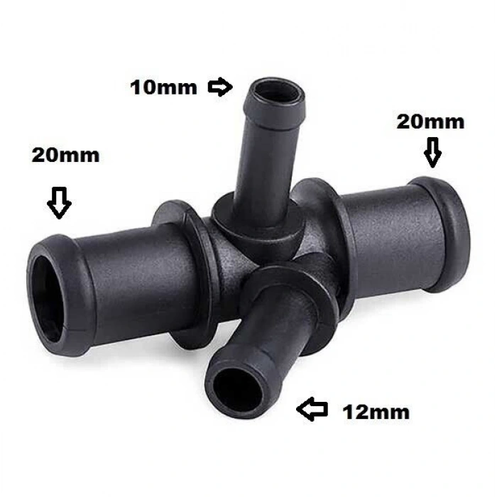 Su Flansı 116 308 Vw Golf5-Golf6-Passat-Polo-A3 Caxa-Cbza-Cbzb-Cbzc-Cggb 1,2 Tsı-1,4 Tsı 04-13 (Oem No: 1K0121087P)