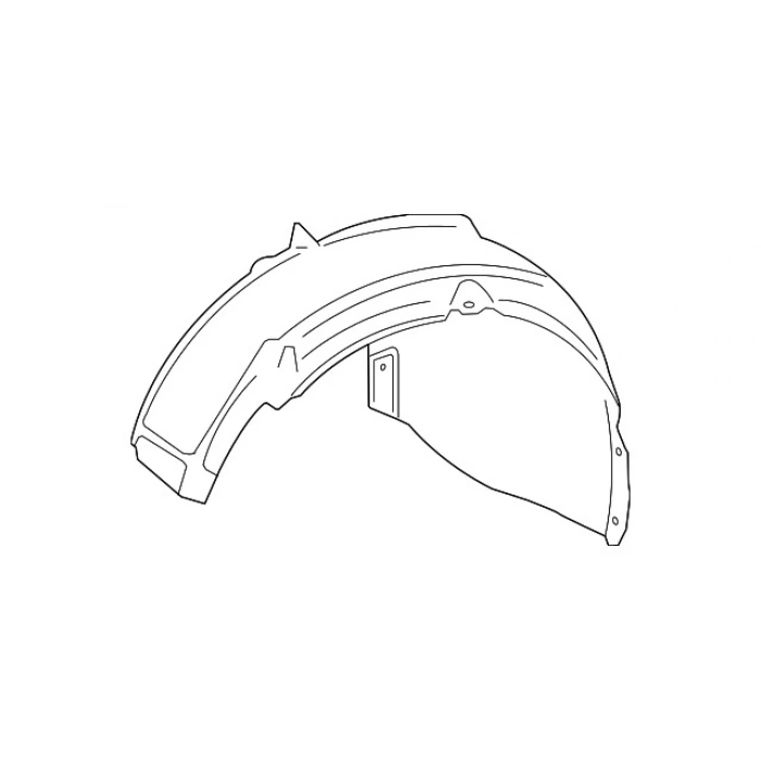 Çamurluk Davlumbazı Ön Sol Önün Arkası (Büyük Olan) Vw Golf5-Jetta Bm 04- (Oem No: 1K0805977)