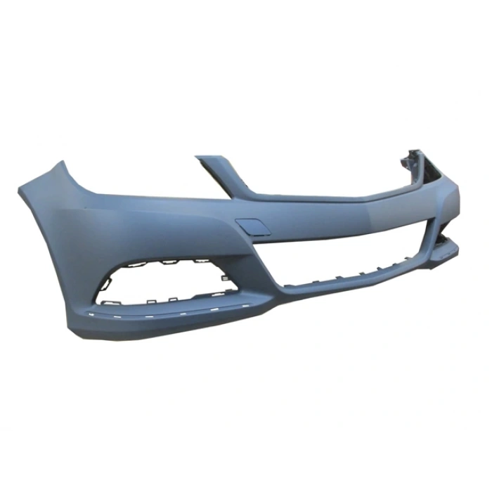 Mercedes C Class- W204- 11/13; Ön Tampon Gri (Astarlı Bant/Far Yıkama Deliksiz/Sensör Delikli Tw) (Oem No: 2048806347)