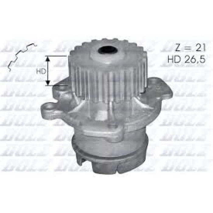 Devirdaim Su Pompası Fıat Lada Kalına-Samara-Vega 1,3-1,5-1,6 87- (Oem No: 21091307010)