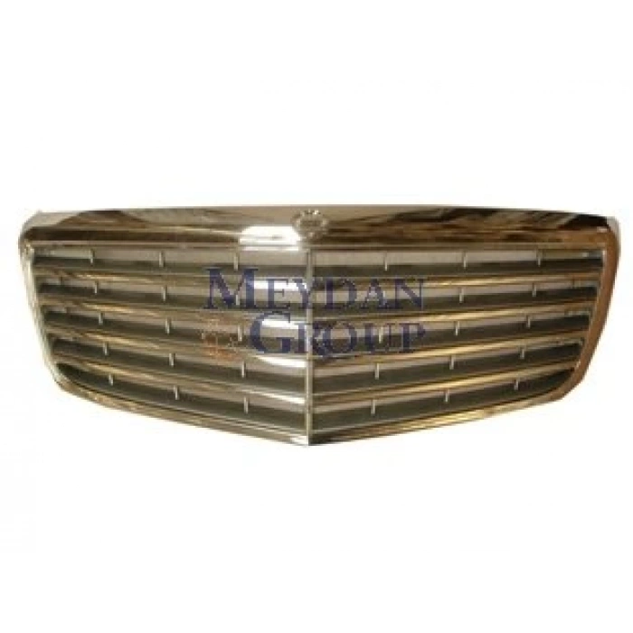 2003-2006 Mercedes E Class W211- Ön Panjur-Nikelajlı-Gümüş Gri (9Çıtalı) (Tw) (Adet) (Oem No:2.1188E13)