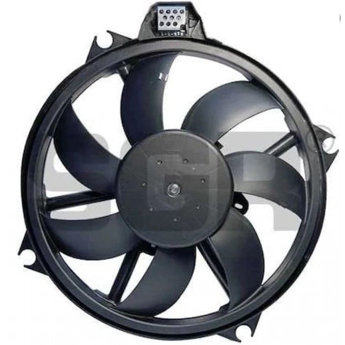 Fan Radyatör Megane Iıı 08-15 / Fluence 09Sonrası / Scenıc Iıı 09Sonrası / 1.2 Tce-1.4 Tce-1.5 Dcı-1.6 16V-2.0 Dcı-2.0 Tce Davlumbazlı (Oem No: 214819402R)