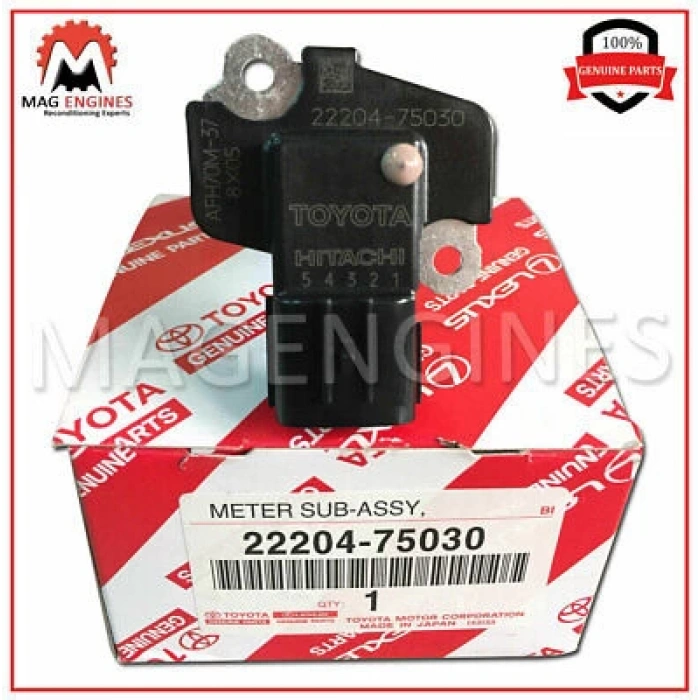 Sensör Hava Akış Corolla 19-21 1.8 Hybırd / Chr / Aurıs 15-18 1.2 / Landcruıser 05-16 / D Max 07-12 (Oem No: 22204-75030)