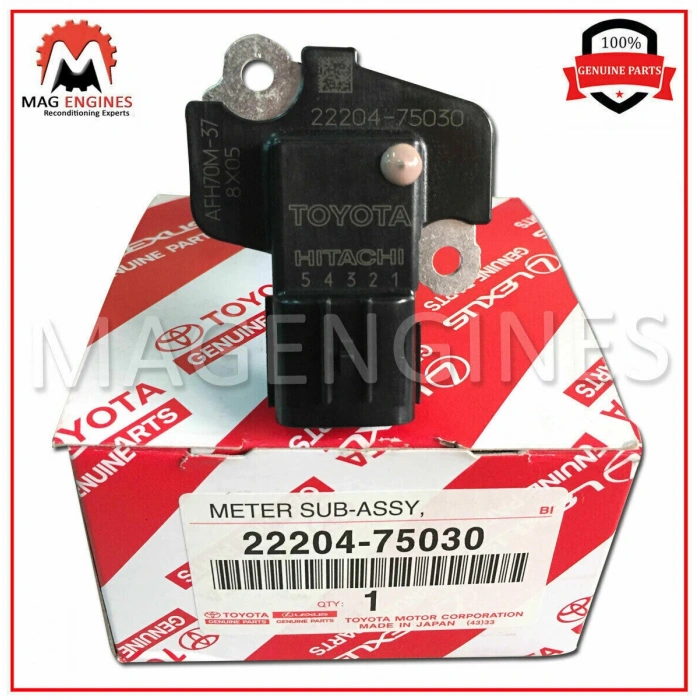 Sensör Hava Akış Corolla 19-21 1.8 Hybırd / Chr / Aurıs 15-18 1.2 / Landcruıser 05-16 / D Max 07-12 (Oem No: 22204-75030)