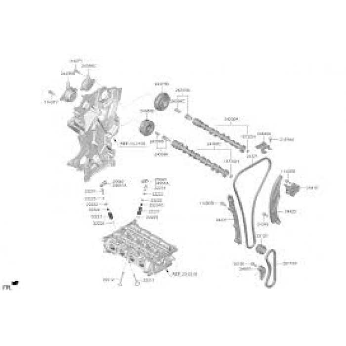 Eksantrik Mili Elantra 21Sonrası 1.6 Benzinli Egzoz (Oem No: 24200-2M020)