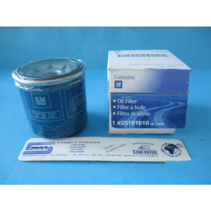 Yağ Filtresi Aveo 08=Den İtibaren; 1.2 (Oem No: 25181616)