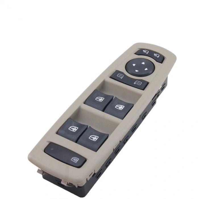 Düğme Cam Açma Fluence / Megane Iıı / Laguna Iıı (Dörtlü) Ayna Ayar Düğmeli Çerçeveli 19 Pin Sol (Oem No: 254000015R)