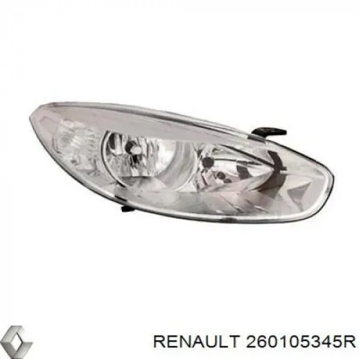 Renault Fluence 2010-2013 Far Motorlu Sağ (Oem No:260105345R)