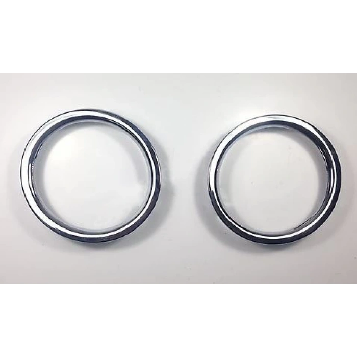 Renault Symbol 2013-2016 Sis Lamba Çerçevesi Nikelajlı Sağ - Sol (Set 2 Parça) (Oem No: 261527502R)