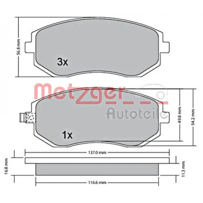 Fren Balatası Ön . Japon Forester (Sg, Sh) : Impreza (Gd) 2.0 05-07 : Impreza (Ge, Gh) 4Wd 08-10 2.0:2.0 T:2.5 T:2.0 Td 02-10 (Oem No: 26296-Sa010)