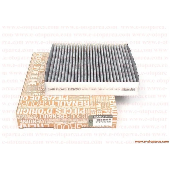 Polen Filtresi Aktıf Karbonlu Kabın Filtresi Renault Clıo Iv/Symbol/Captur/Sandero Iı/Logan Bm 12- (Oem No: 272779683R)