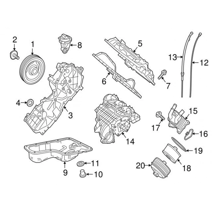 Yağ Soğutucusu Clıo Iv / Megane Iv / Captur / Symbol 12Sonrası 1.2 Tce (Oem No: 2810700079)