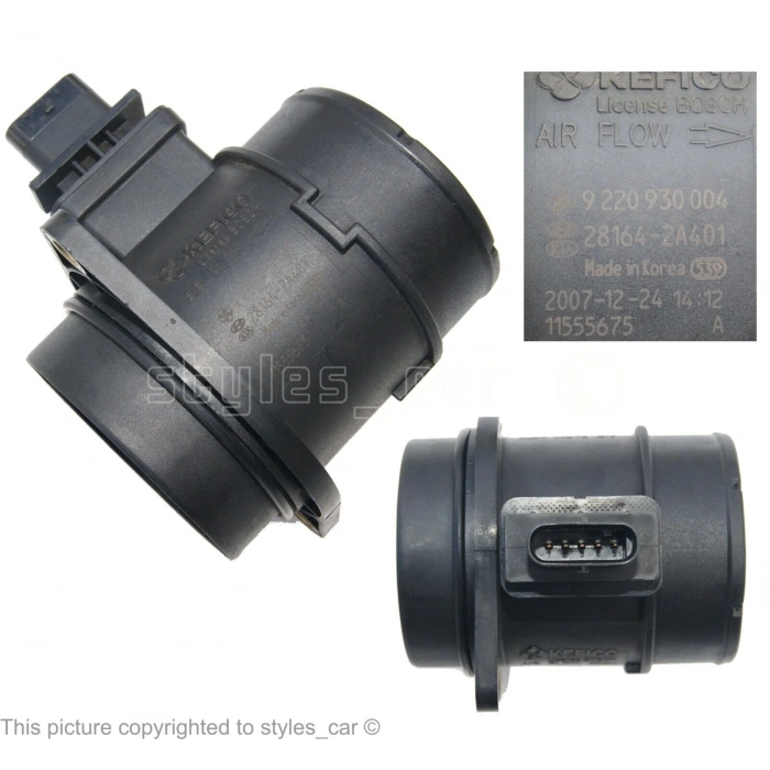 Sensör Hava Akış Accent 06-11 Era / Getz 06-11 / Matrıx 06-11 / İ10 08-13 / İ20 09-12 / İ30 07-11 / Soul 09-11 / Ceed 08-11 / Cerato 06-09 / Rıo 06-11 Dizel (Oem No: 28164-2A401)