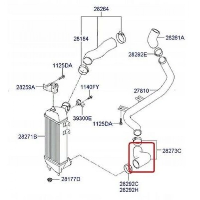 Hortum Turbo İ30 07-11 Dizel (C) (Oem No: 28273-2A601)