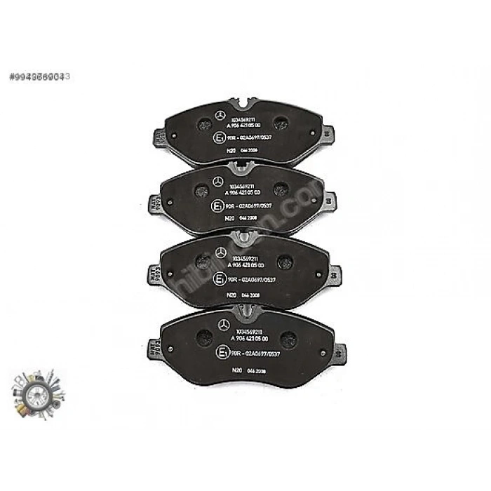 Fren Balatası Ön Gdb1698 / Fvr1778 Vw Crafter-Sprınter Bm 06- (Oem No: 2E0698151)
