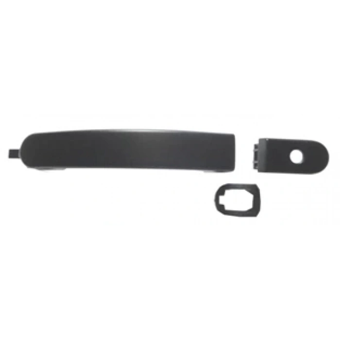 Ford Fiesta 2007-2009 Ön Kapı Dış Açma Kolu Sol Siyah (Pütürlü Tip) Anahtar Delikli (Hushan) (Oem No: 2S61-A218A14Ba)