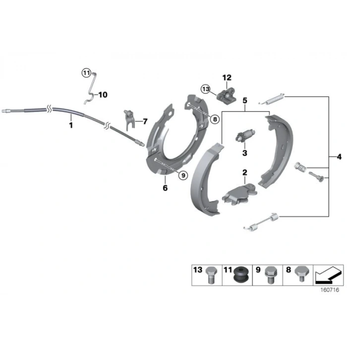 El Fren Telı Arka Bmw X1 E84 Bm 08- (Oem No: 34406769367)