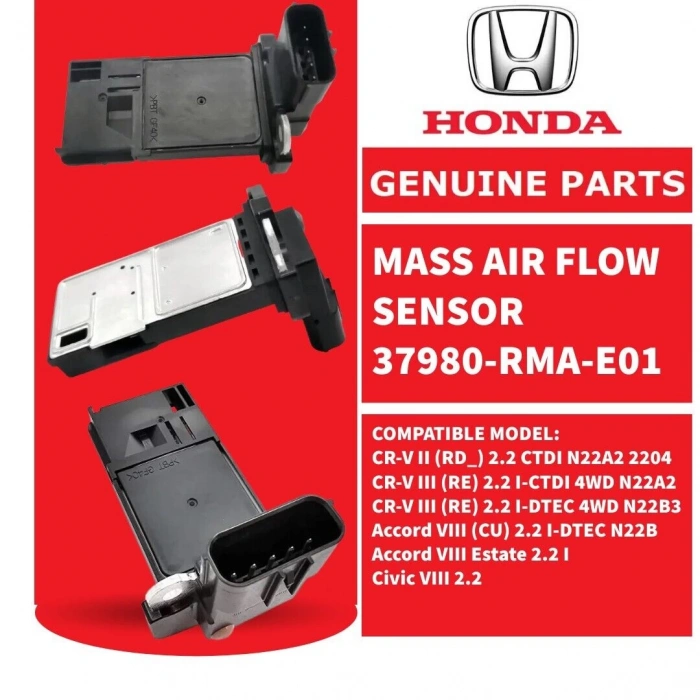 Sensör Hava Akış Cıvıc 14Sonrası 1.6 Dizel / Crv 07Sonrası 2.2 / 12Sonrası 1.6 I-Dtec (Oem No: 37980-Rma-E01)
