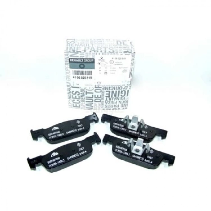 Fren Balata Symbol Iıı 12Sonrası / Clıo Iv 12Sonrası / Logan Iı 12Sonrası / Sandero Stepway 12Sonrası (15 Jant) Ön (Oem No: 410602581R)