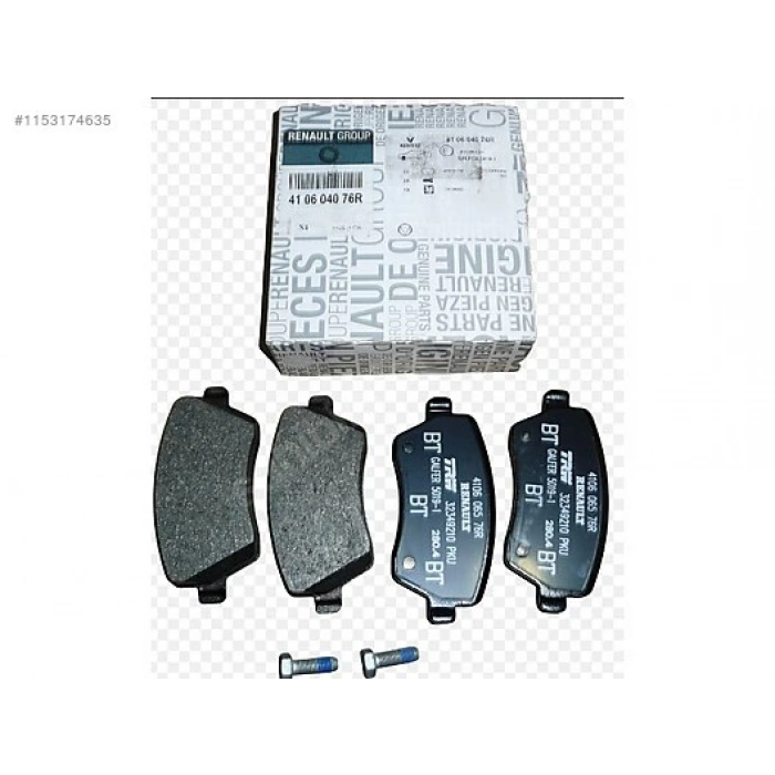 Fren Balata Clıo Iıı 06Sonrası / Duster 10Sonrası / Mıcra 03Sonrası K12 / Note 06Sonrası / Swıft 05Sonrası Ön Ses Saclı (Oem No: 410604076R)