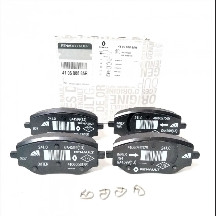 Fren Balata Clıo V 19Sonrası / Mıcra V 18Sonrası Ön (Oem No: 410608885R)