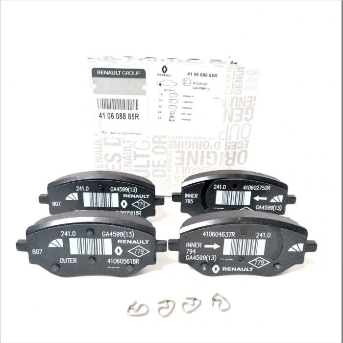 Fren Balatası Ön Renault Clıo V / Talıant / Sandero Iıı / Mıcra (K14) 19- Bm 18- (Oem No: 410608885R)