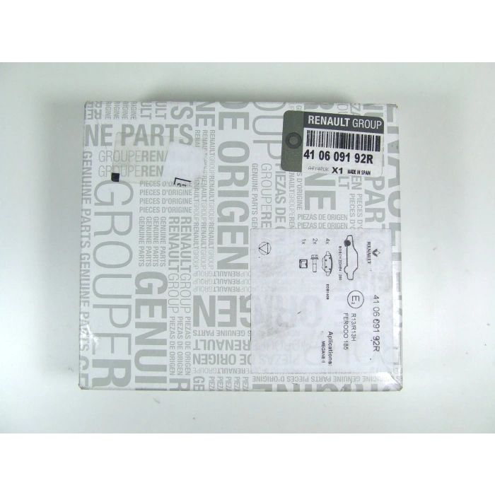 Fren Balata Megane Iı 02-08 Ön 18.30Mm (Oem No: 410609192R)