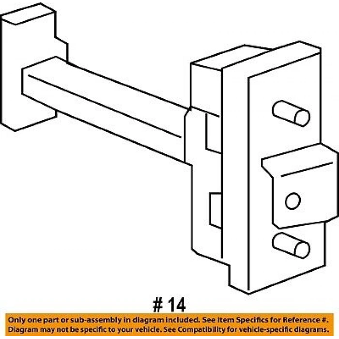 Opel Mokka- 12/16; Arka Kapı Durdurucusu Sağ/Sol Aynı (Adet) (Kapı Gergisi) (Oem No: 42467901)