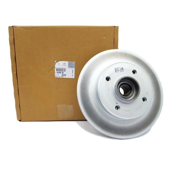 Fren Diski 208 12Sonrası / 307 00-07 / C3 Iı 09Sonrası / Arka Düz Absli Poryalı Rulmansız 249-4 (Oem No: 424932)