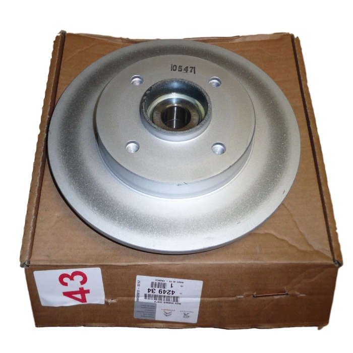 Fren Diski 307 00-07 / 207 06-12 / C4 04-09 / Ds3 09-13 Arka Düz Absli Poryalı Rulmanlı 249-4 (Oem No: 424934)