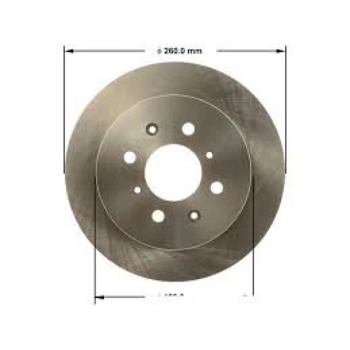 Fren Diski Arka Japon Cıvıc (Es, Ep, Eu) 1.6 01-05 (Oem No: 42510-S5A-000)