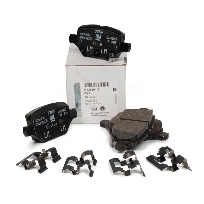 Fren Balatası Arka 268Mm Dıskler İçin Opel Mokka Trax Bm 13- (Oem No: 42539412)