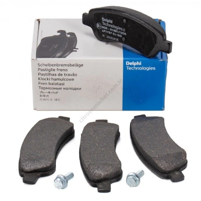 Fren Balatası Ön Yenı Referansı 1682206780 Psa Partner Tepee / 207/208/301 B.M 02- (Oem No: 4254.75/4252.59/4254.69/4254.23/1646186180)