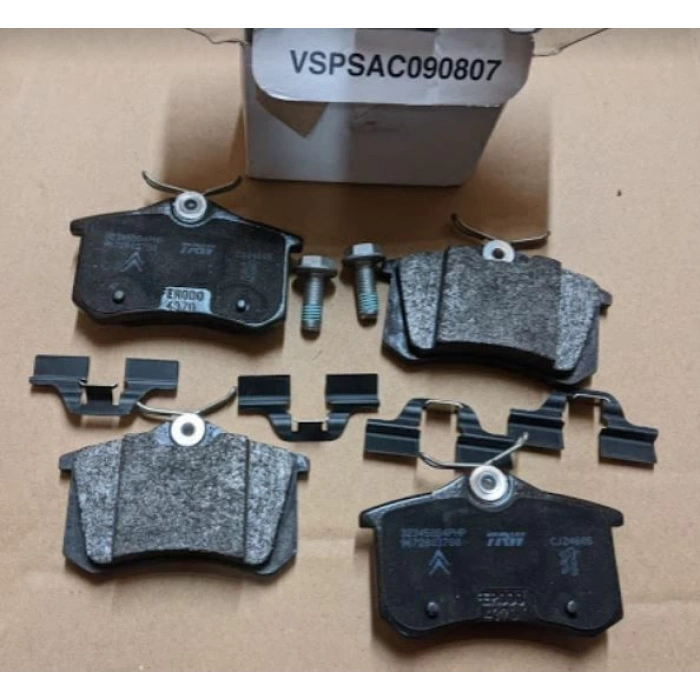 Fren Balata 207 06Sonrası 1.4 16V-1.6 16V-1.6 Hdı / C3 Pıcasso 09Sonrası Arka (Oem No: 425420)