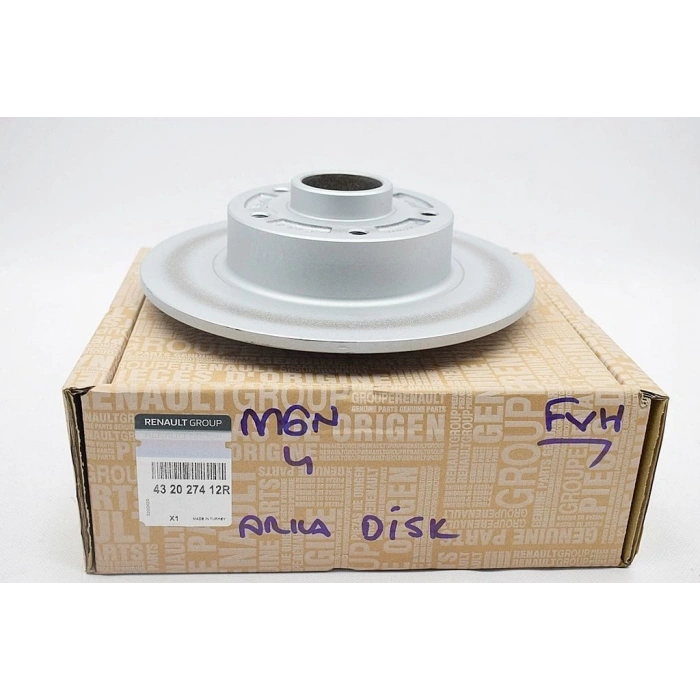 Fren Diski Arka Rulmanlı Kıt - 1 Adet Renault Megane Iv Sedan Bm 15- (Oem No: 432027412R)