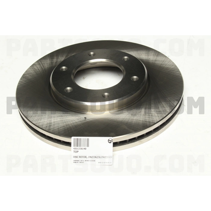 Fren Diski Hıace 05Sonrası 285-6 Ön (Oem No: 43512-26140)