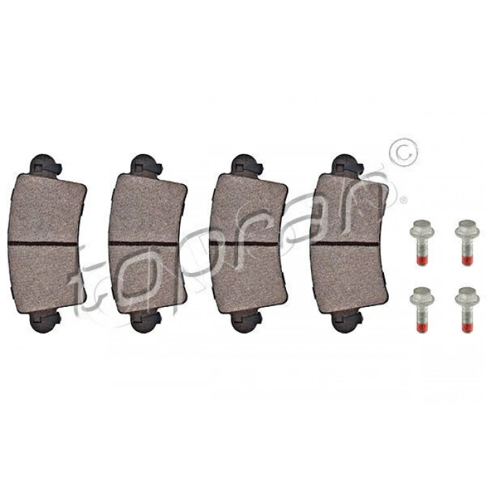 Fren Balatası Arka 16Inch Opel Movano A Bm 99- (Oem No: 4403467)