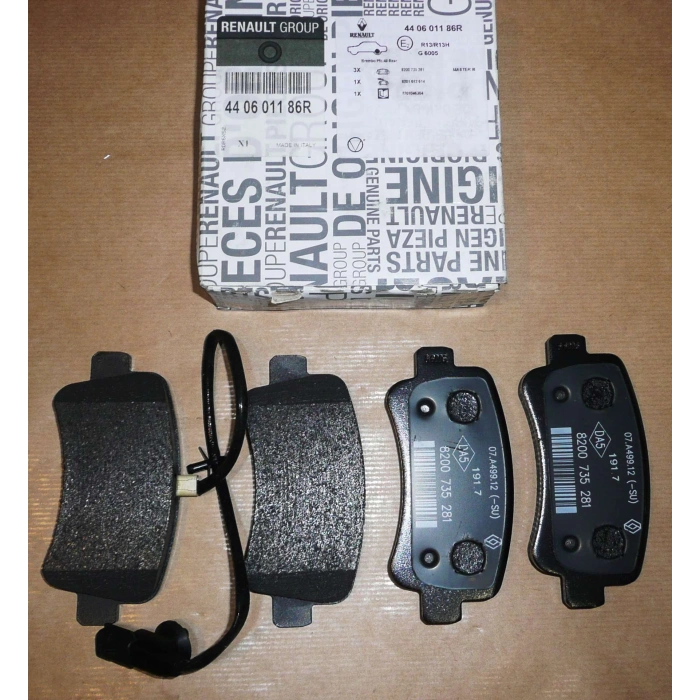 Fren Balata Master Iıı 10Sonrası / Movano B 10Sonrası (Tek Teker Fişli) Arka (Oem No: 440601186R)