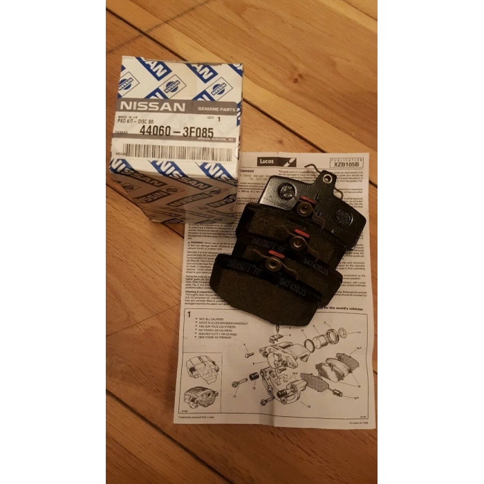 Fren Balatası Arka . Japon Prımera (P11) : Almera (N16) 00-06 1.6:1.8:2.0:2.0 Td 96-01 (Oem No: 44060-3F085)